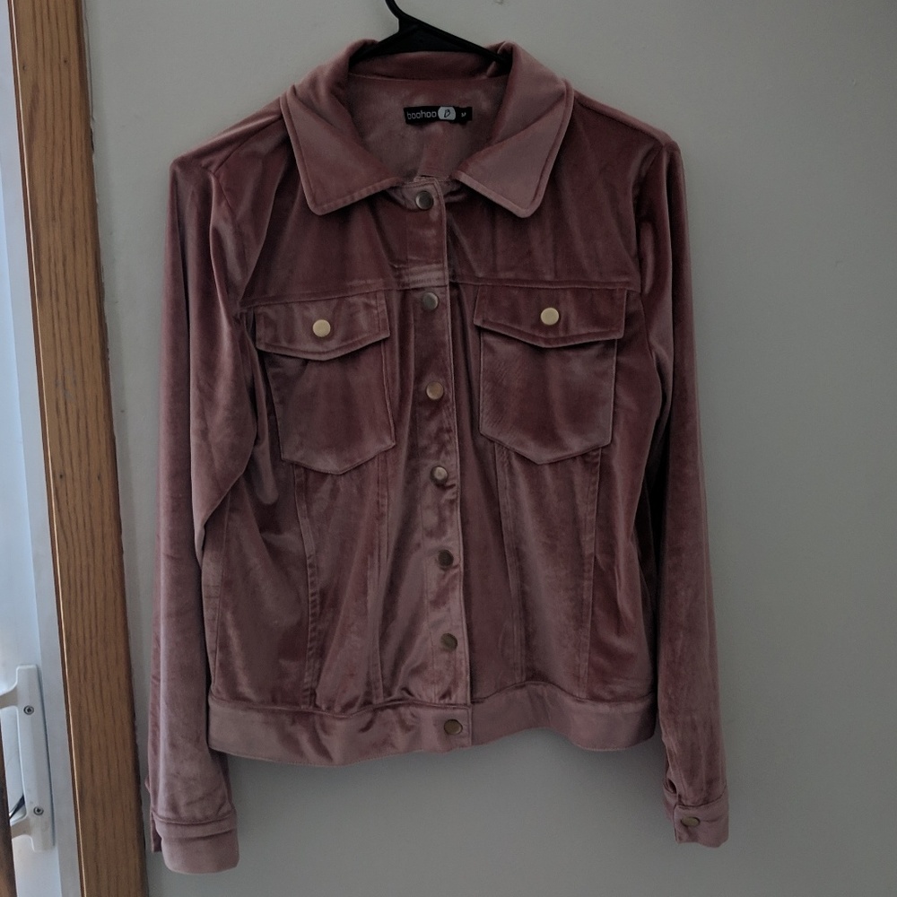 boohoo Velvet Jacket - Picture 2 of 7